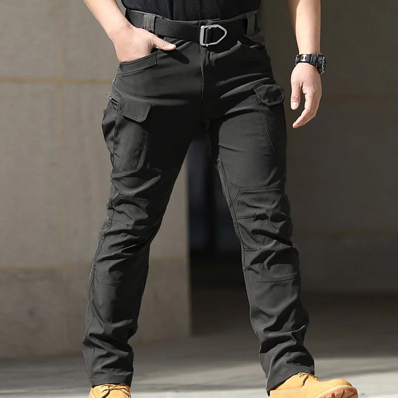 Solid cargo pants