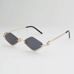 Luxury Polygonal Sunglasses Women