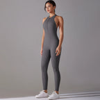 Nylon Solid Sleeveless True-To-Size Fit Shaping Bodysuit