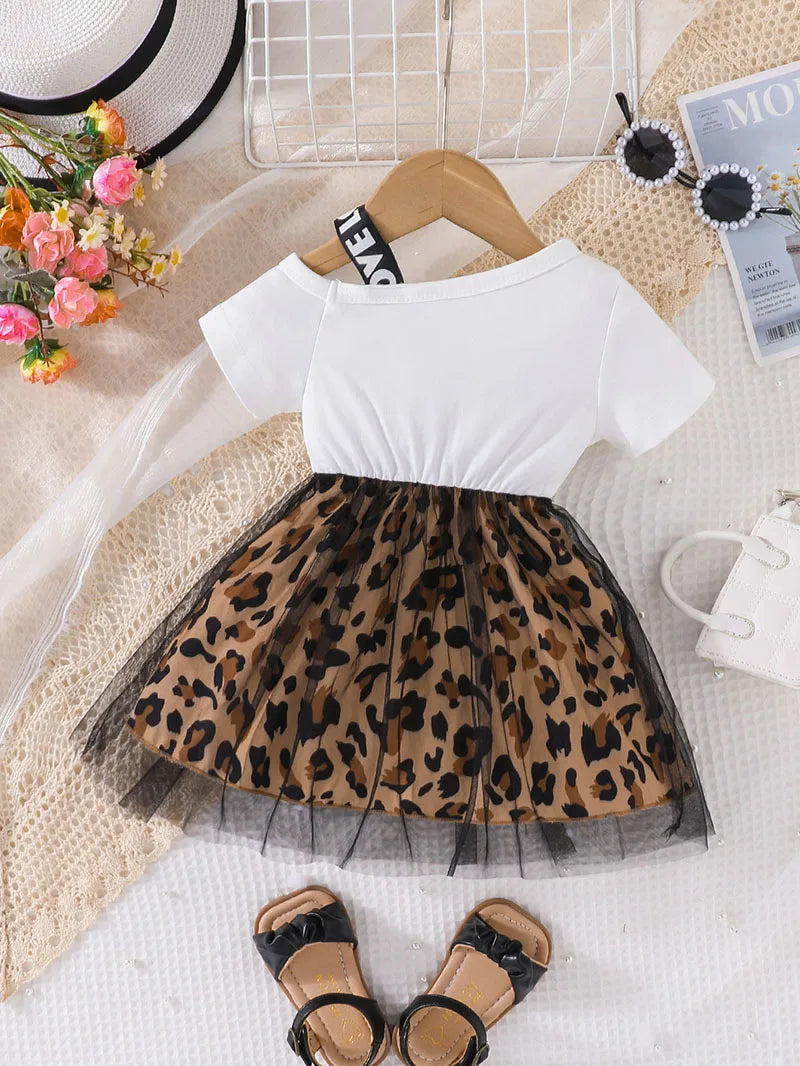 Kids Summer Mesh Dress
