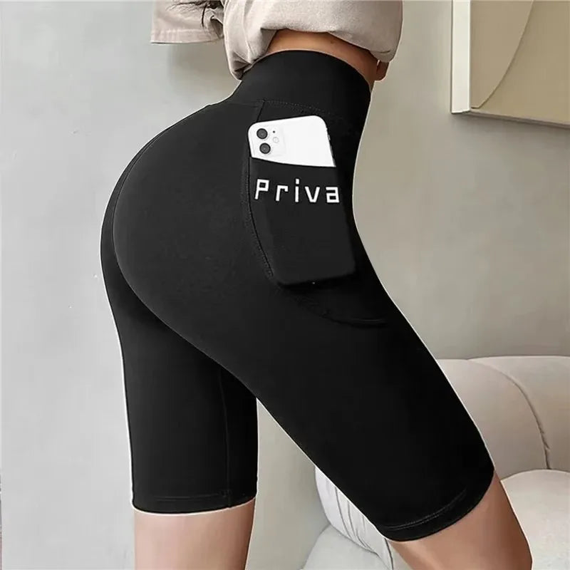 High Waist Yoga Shorts