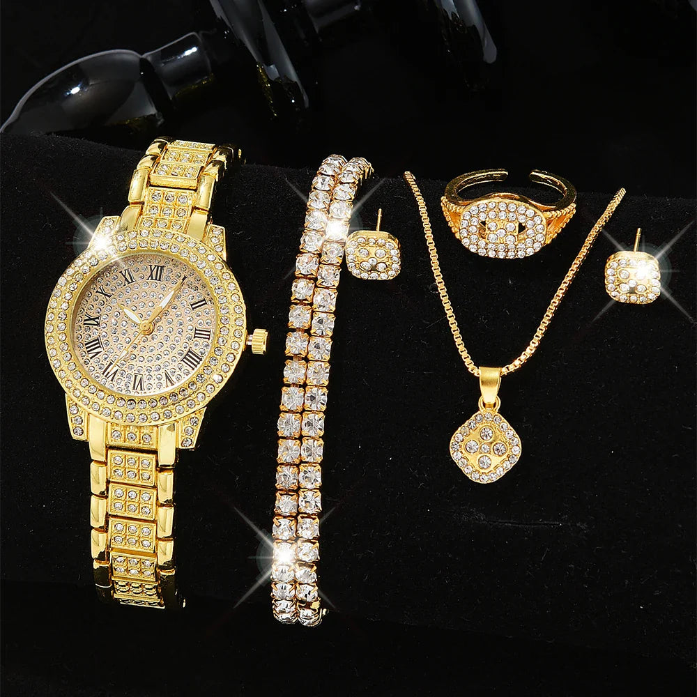 Luxury Gold Women Watch
