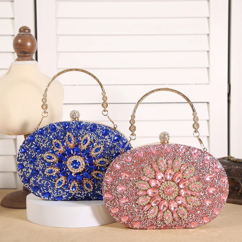 Sunflower Diamond Dinner Bag