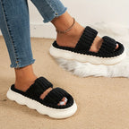 Women Corduroy Home Slippers