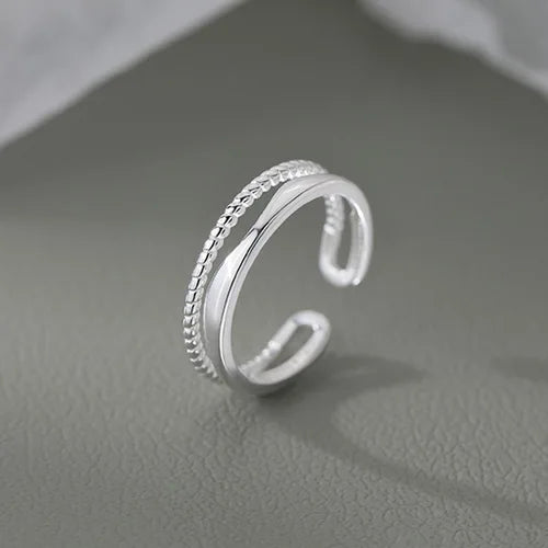 Silver Gothic Star Ring