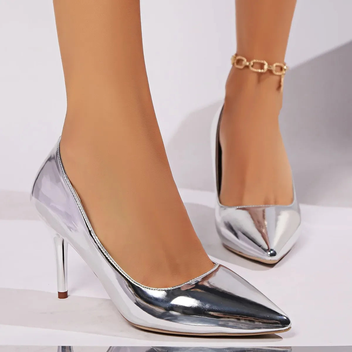 Elegant Pointed Toe High Heels