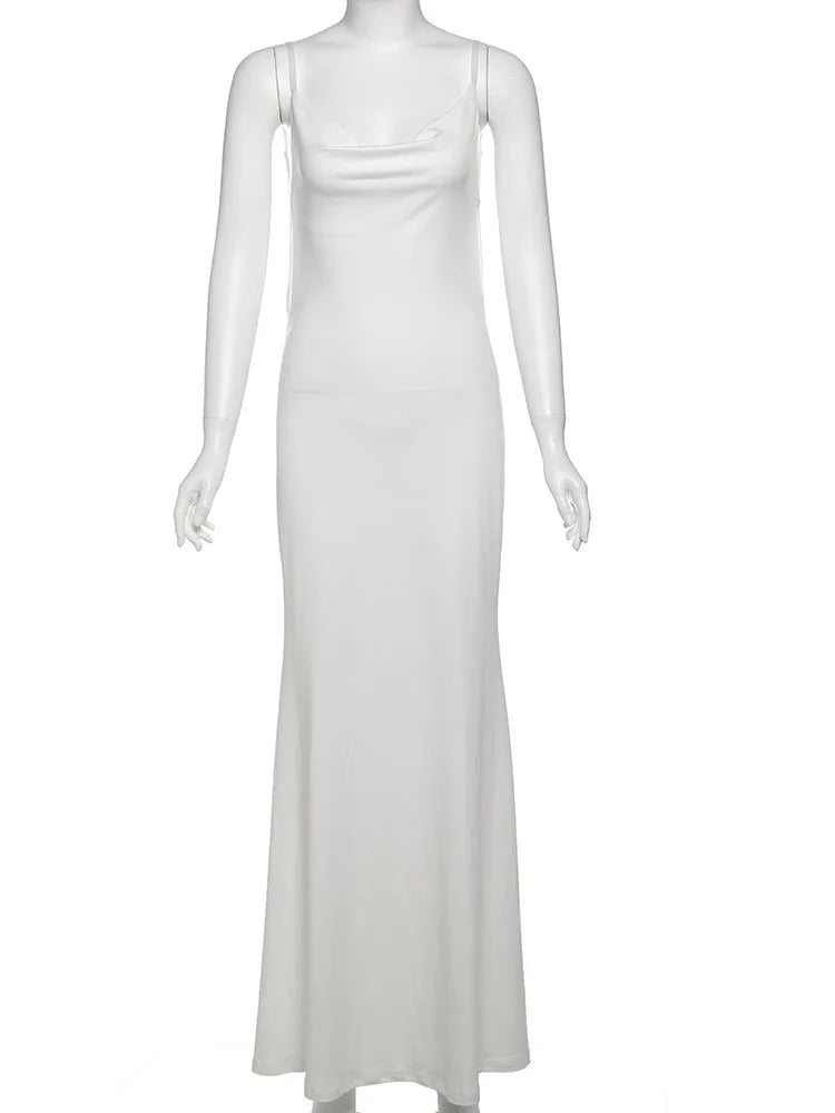 Mesh Patchwork Backless Dress