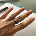 Venus Mask Adjustable Ring
