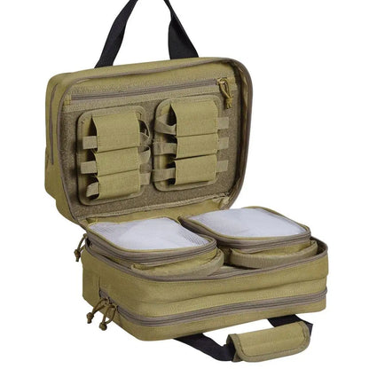 Tactical Range Bag with Pistol Storage