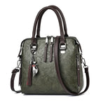 Leather Tote Shoulder Bag