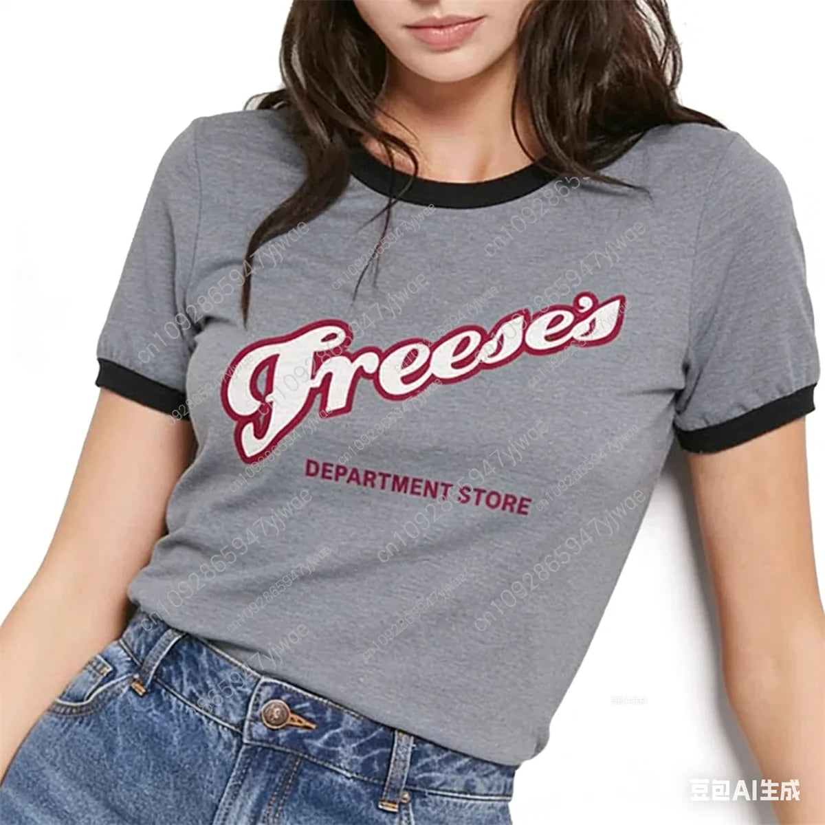 Retro Letter Graphic Print T-Shirt