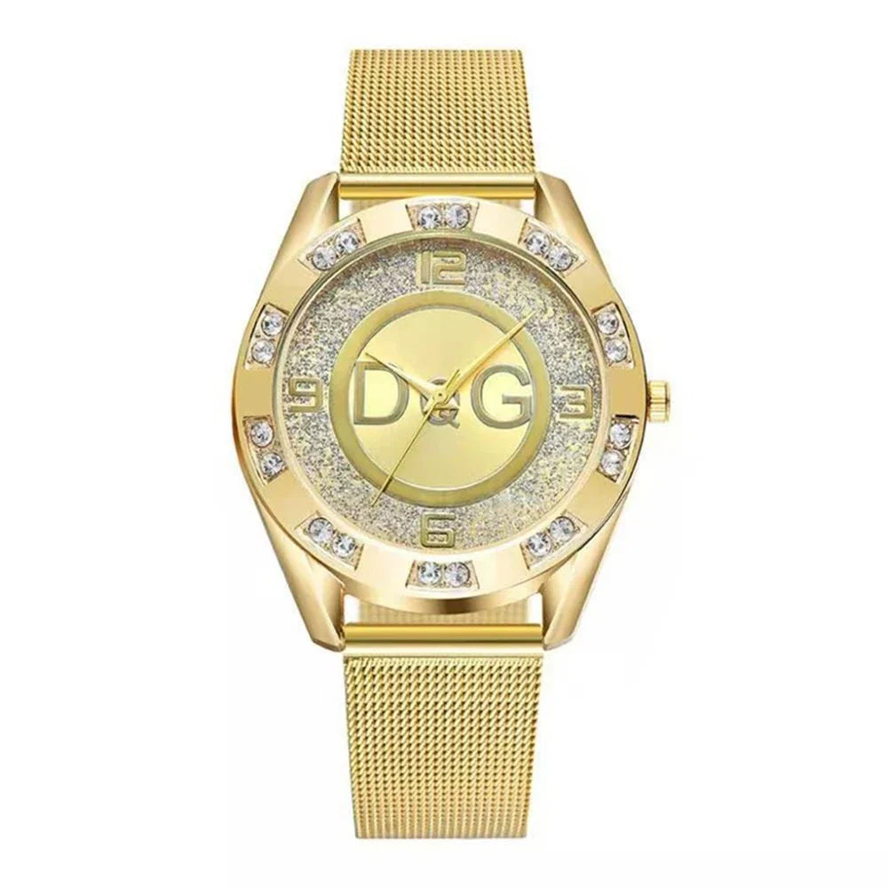 Luxury Diamond Mesh Watch