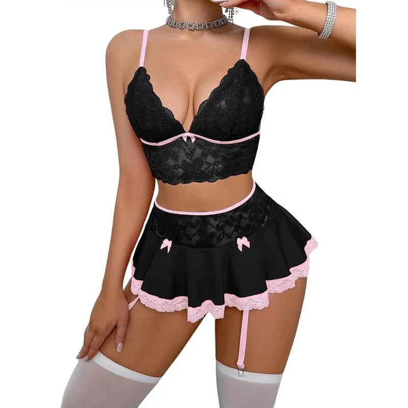 Open Bra Lingerie Set