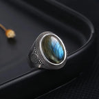 Intgem Labradorite Moonstone Ring