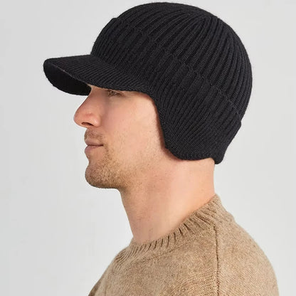 Men's Winter Knitted Ear Protection Hat