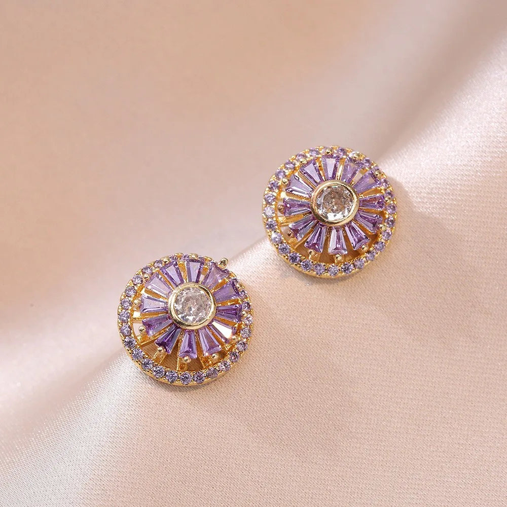 Women’s Round Copper Jewelry Set