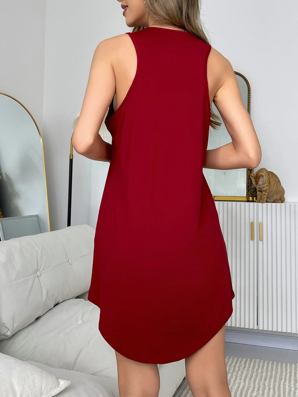 Love Print Vest Nightdress