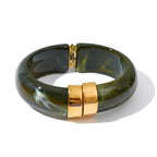 Acrylic Gold Bangle Set
