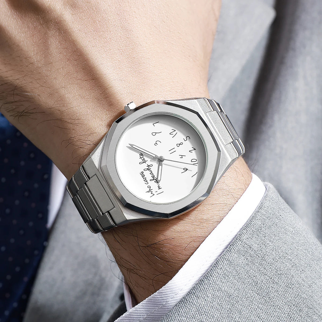 MOBANGTUO Arabic Digital Steel Watch
