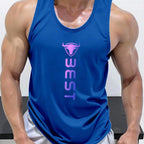 Bull Logo Print Tank Top