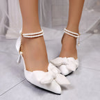 Selling Pointed Pearl High Heels