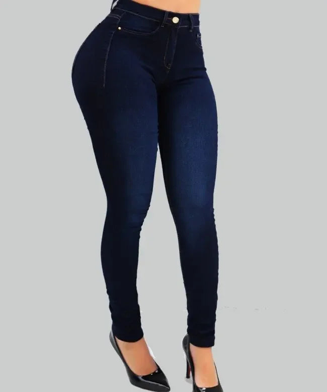 Woman's High Waist Denim Jeans
