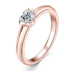 Anziw Heart Cut Moissanite Ring