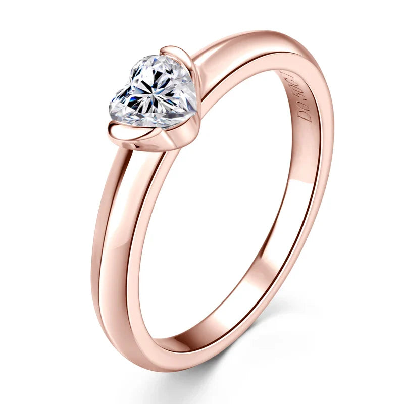 Anziw Heart Cut Moissanite Ring