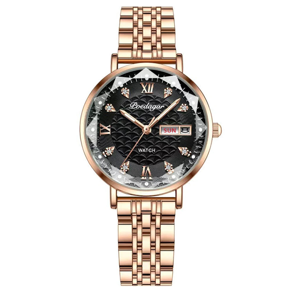 Luminous Steel Watch