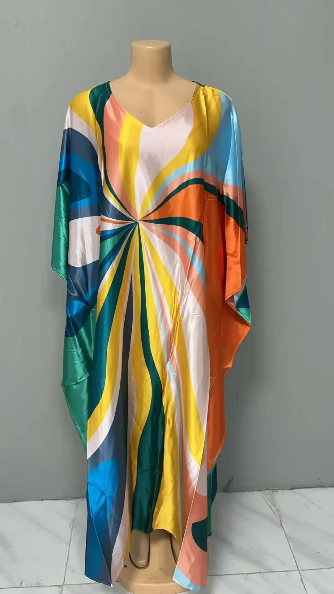 Loose Waist Long Dress