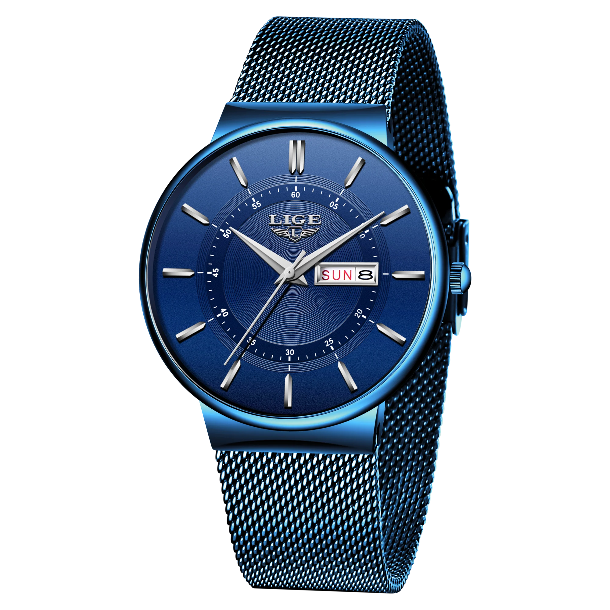 LIGE Ultra-Thin Steel Quartz Watch