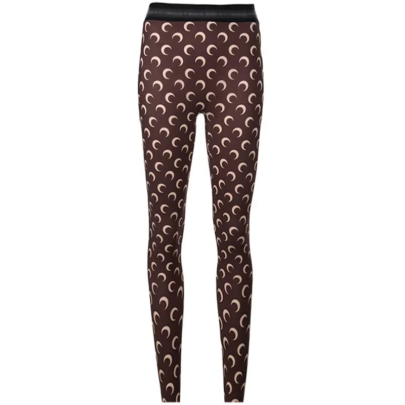 Thin Seamless Printed Leggings