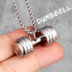 Metal Town Dumbbell Necklace