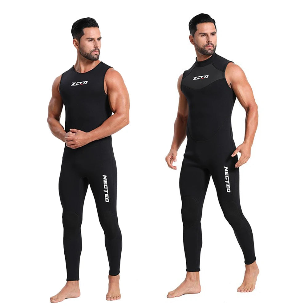 Sleeveless Freediving Neoprene Wetsuit