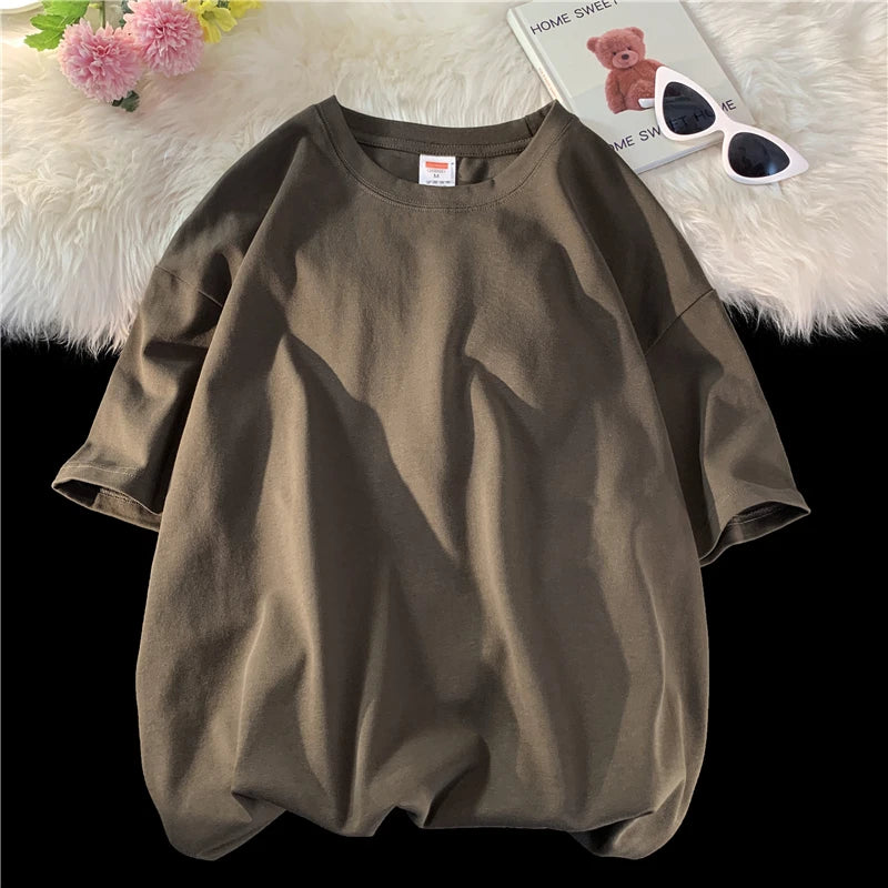 Oversized Cotton Casual Tee