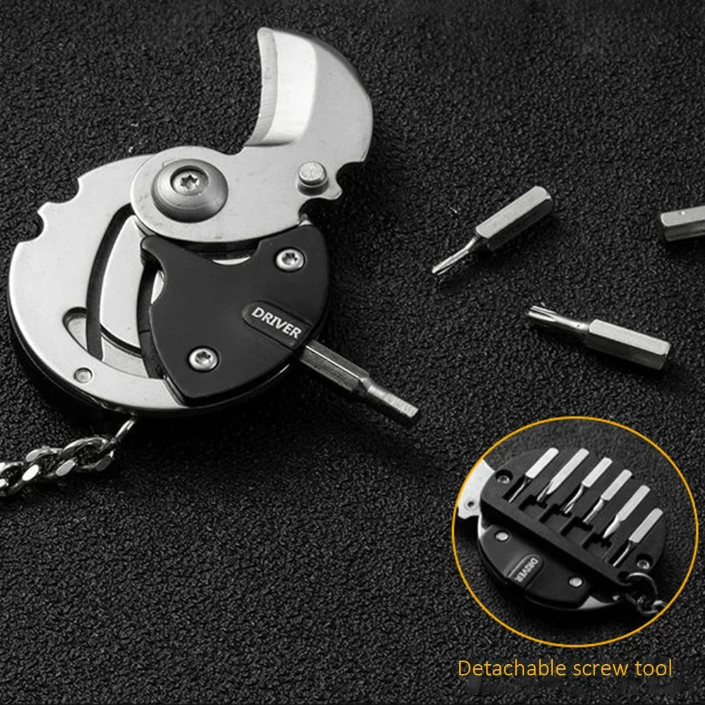 Multifunctional Keychain Screwdriver Tool