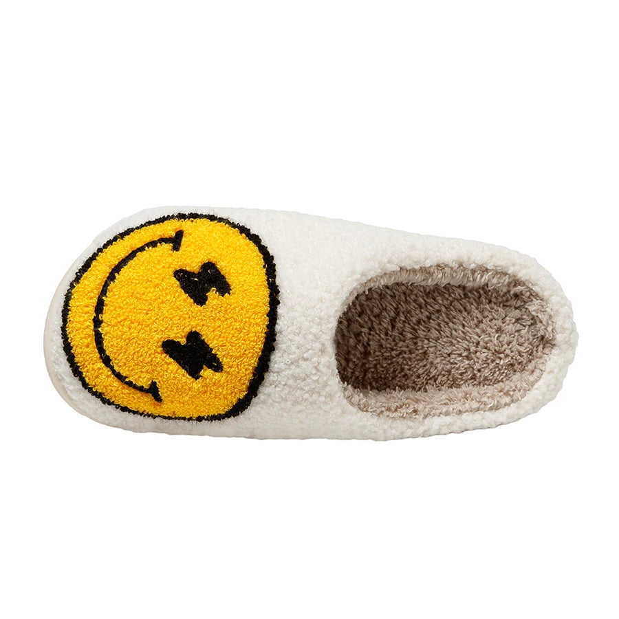 Fluffy Smile Slippers