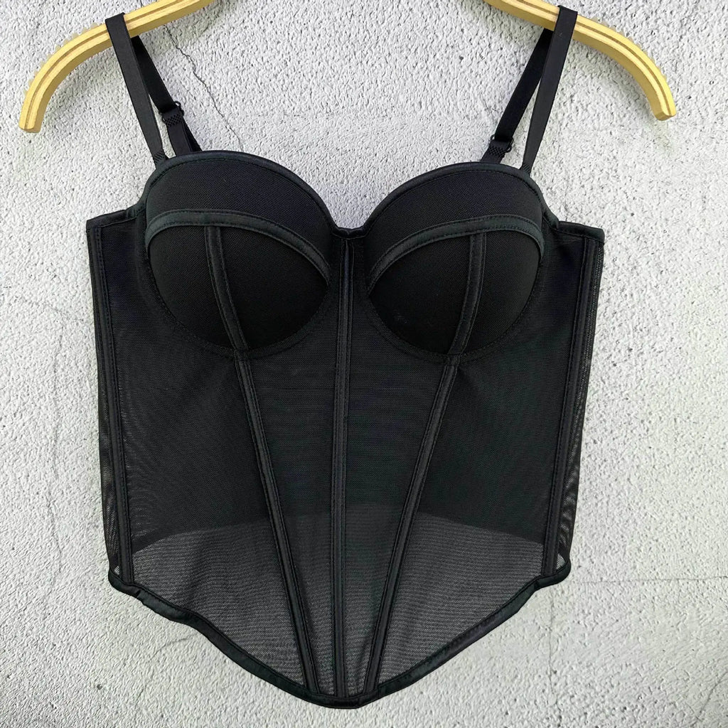 Solid Overbust Corset