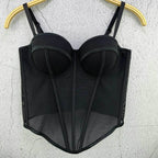 Solid Overbust Corset