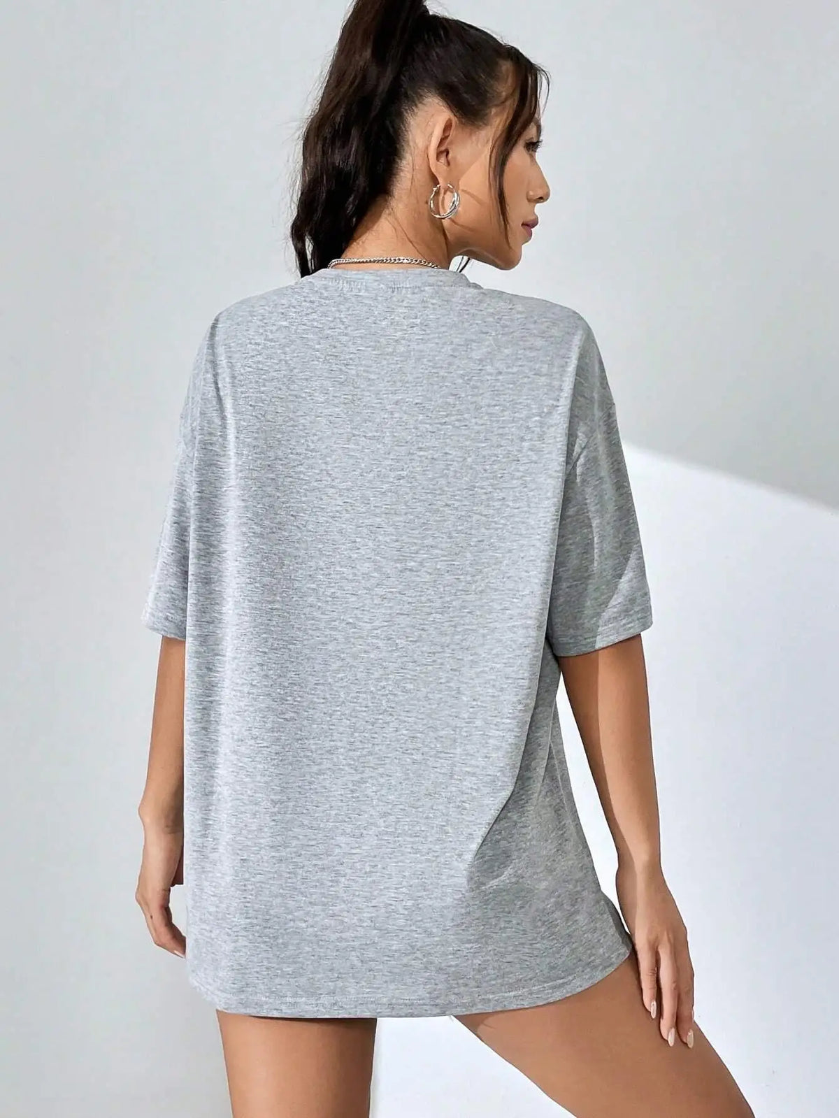 Malibu Beach Letter Print T-Shirt