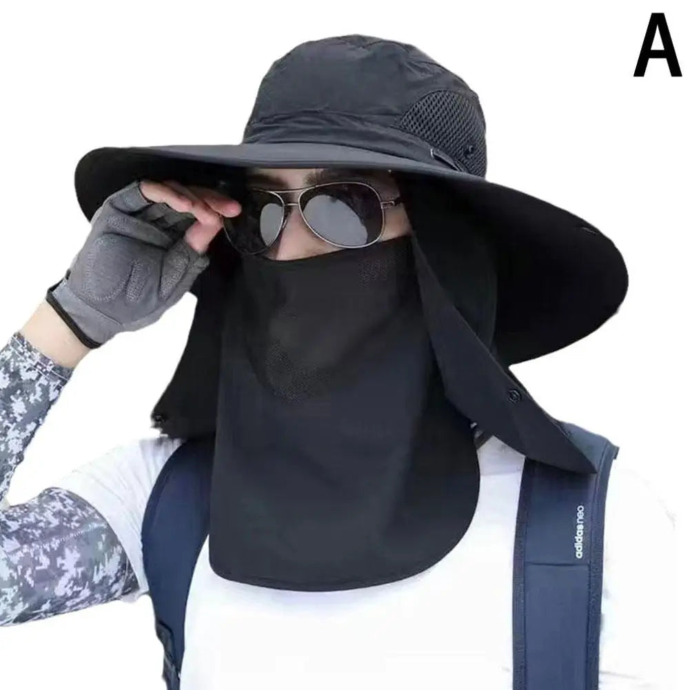 Detachable Face Cover Hat