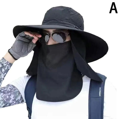 Detachable Face Cover Hat