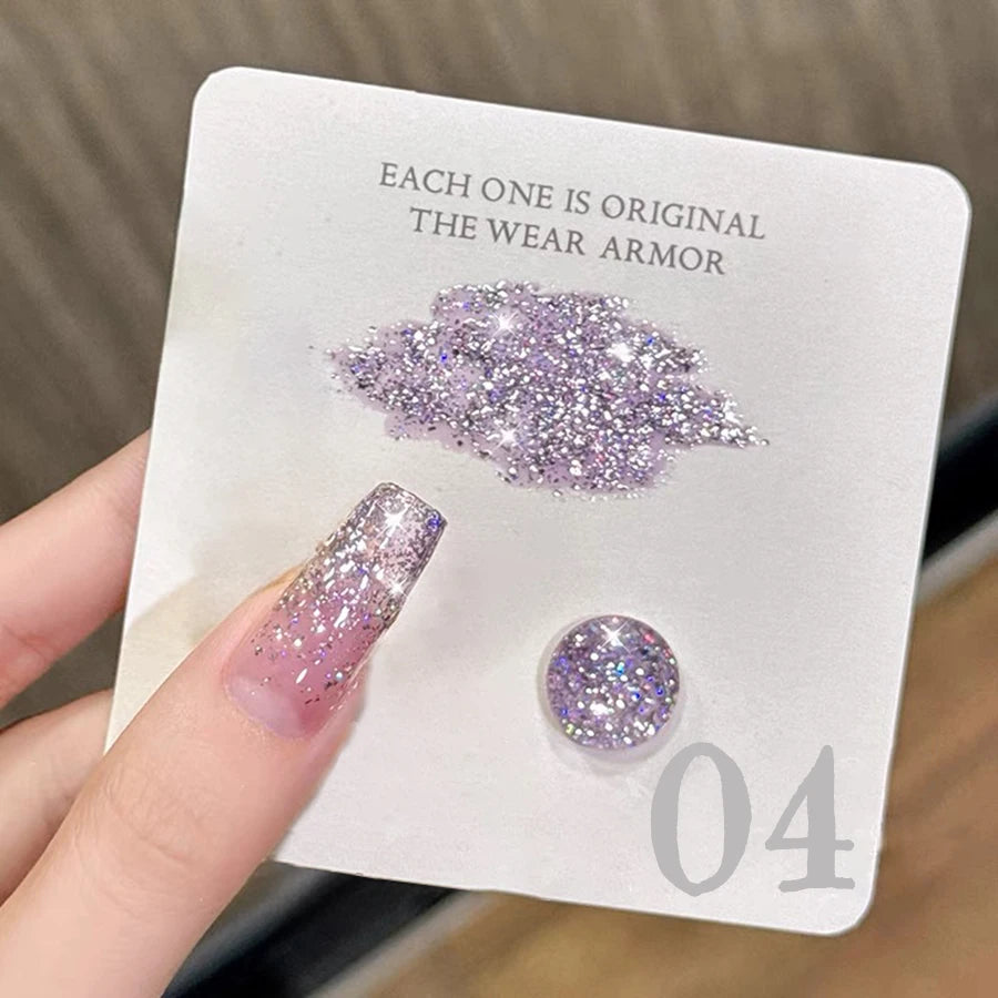 SHAKA 9-Color White Nails Star