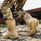 SENLONGBAO Desert Combat Leather Boots