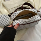 Geometric Crossbody Bag Set