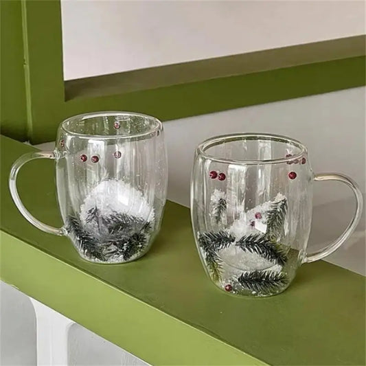 Christmas Snow Scene Cup