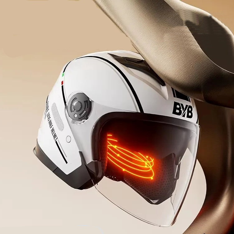 Open Face Motorcycle Helmet