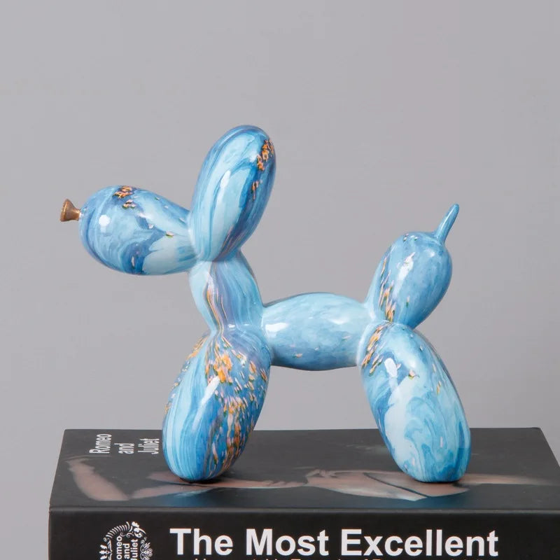 Exquisite Dog Figurine Sculpture
