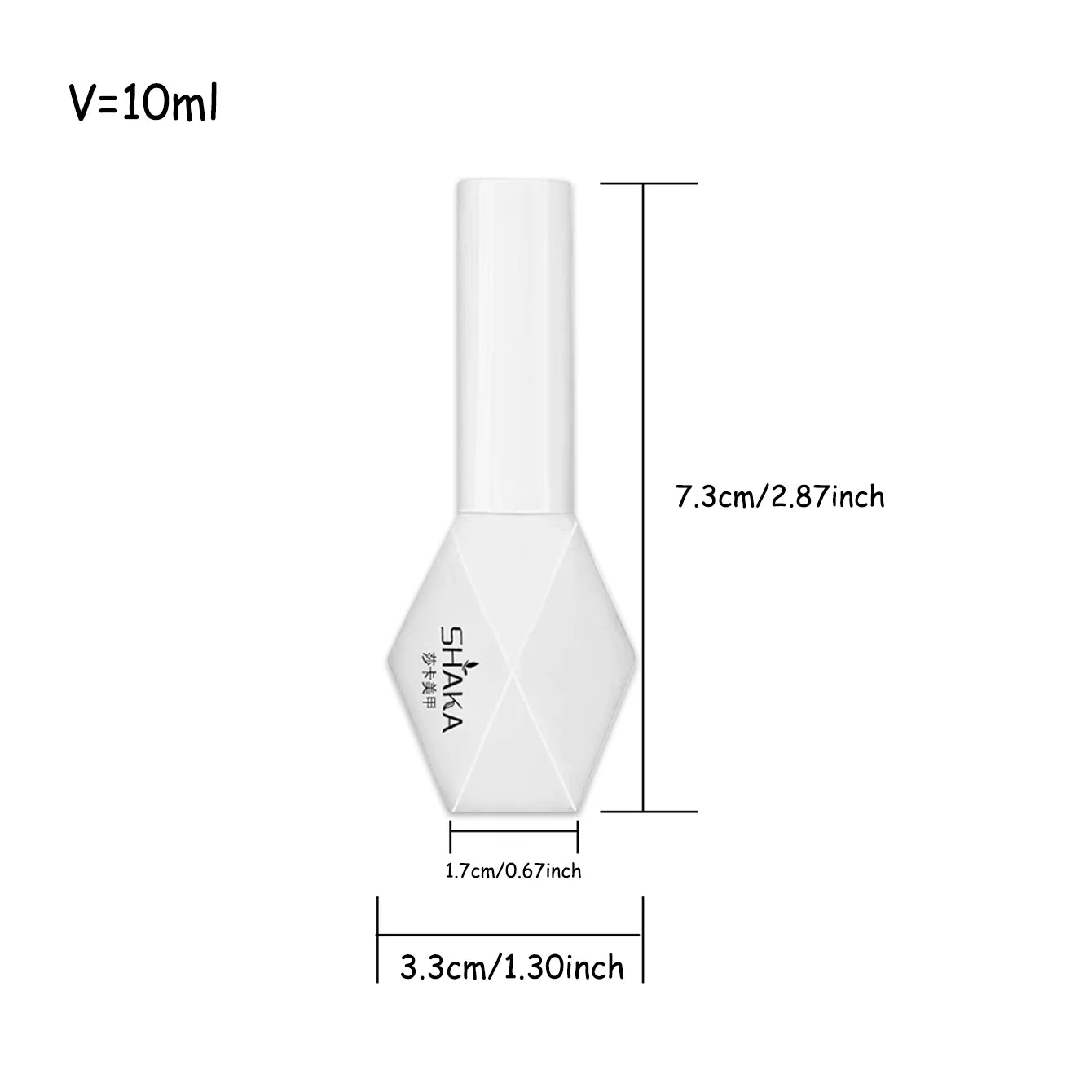 SHAKA 9-Color White Nails Star