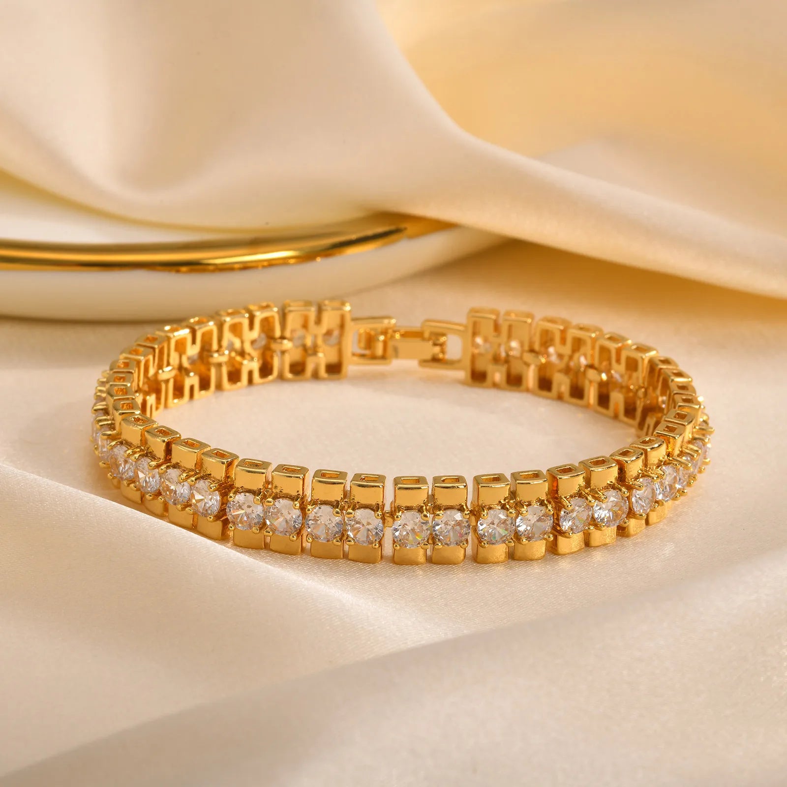 Gold Copper Chain Bracelet